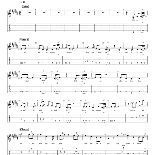 Forever And One Helloween (guitar Instrumental) Lyrics#1